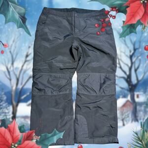 Lands End Women's Squall Waterproof Insulated Snow Pants Black Size XL 18